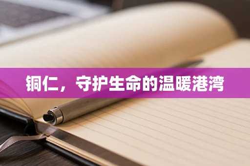 铜仁，守护生命的温暖港湾