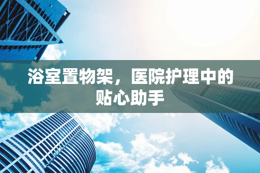 浴室置物架，医院护理中的贴心助手