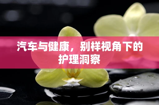 汽车与健康，别样视角下的护理洞察