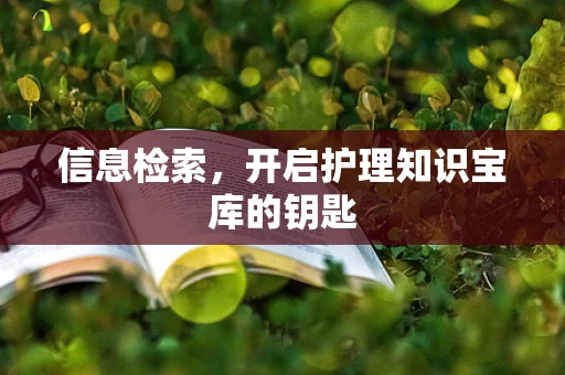 信息检索，开启护理知识宝库的钥匙
