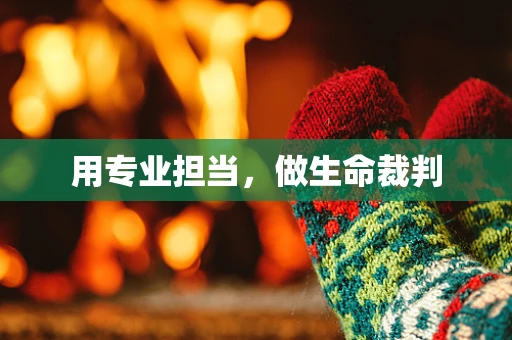 用专业担当，做生命裁判