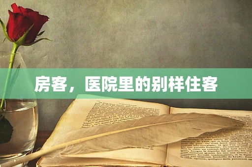 房客，医院里的别样住客