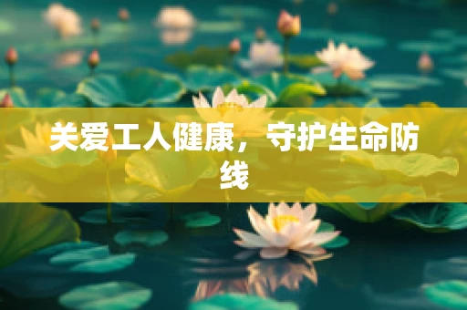 关爱工人健康，守护生命防线