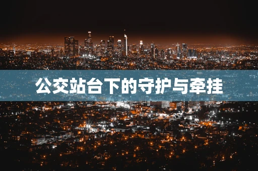 公交站台下的守护与牵挂