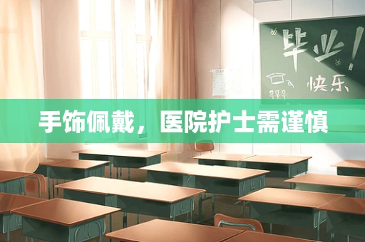 手饰佩戴，医院护士需谨慎