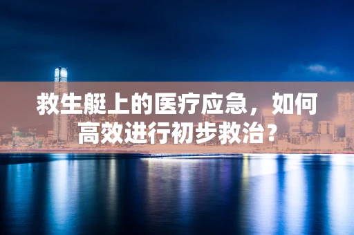 救生艇上的医疗应急，如何高效进行初步救治？