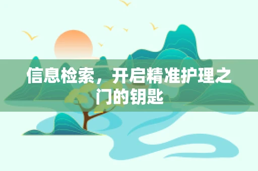 信息检索，开启精准护理之门的钥匙