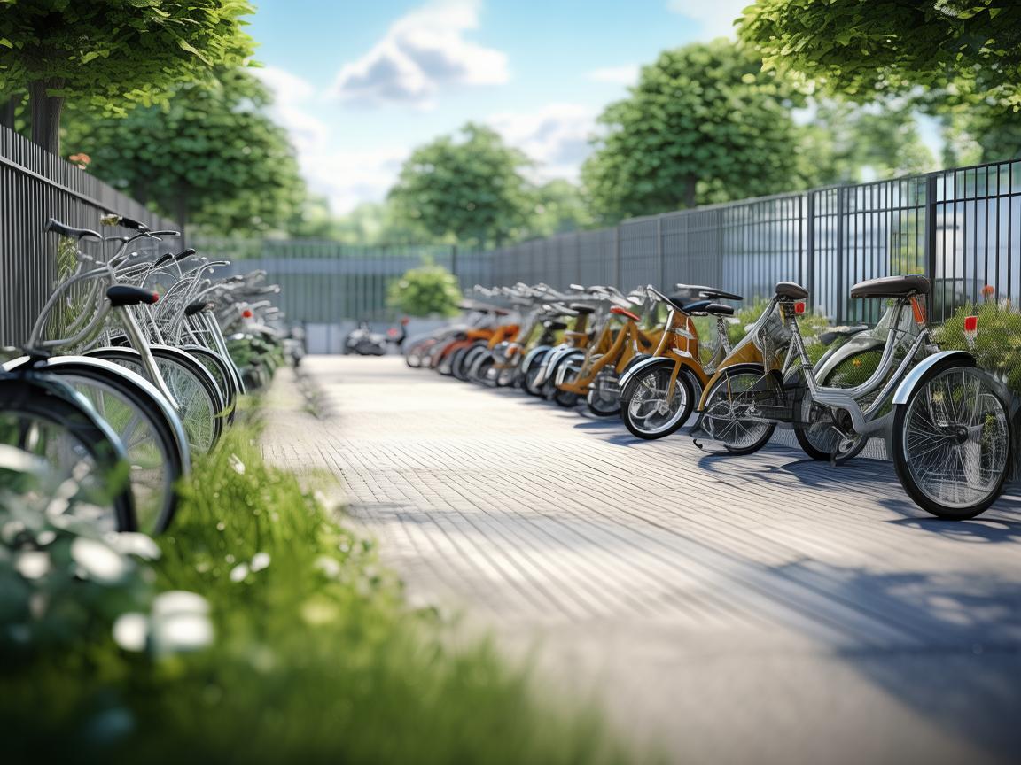 医院非机动车停车场，守护出行与安全的港湾