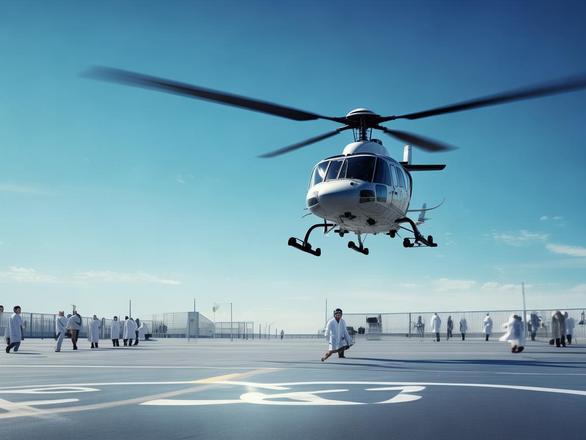 医院停机坪，生命救援的空中通道